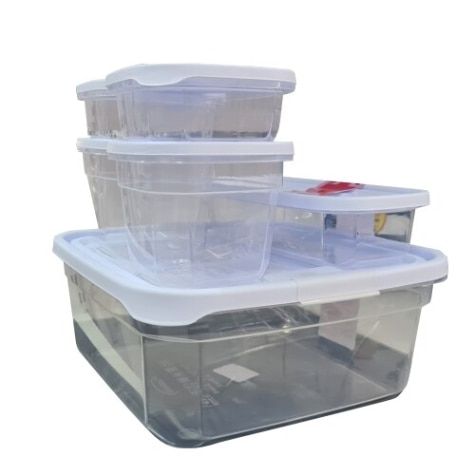 Kit 6 Potes Essencial Linha Mais Plasvale Cores Variadas