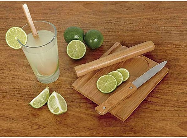 Conjunto Deunto Caipirinha 5 Peças, Mor