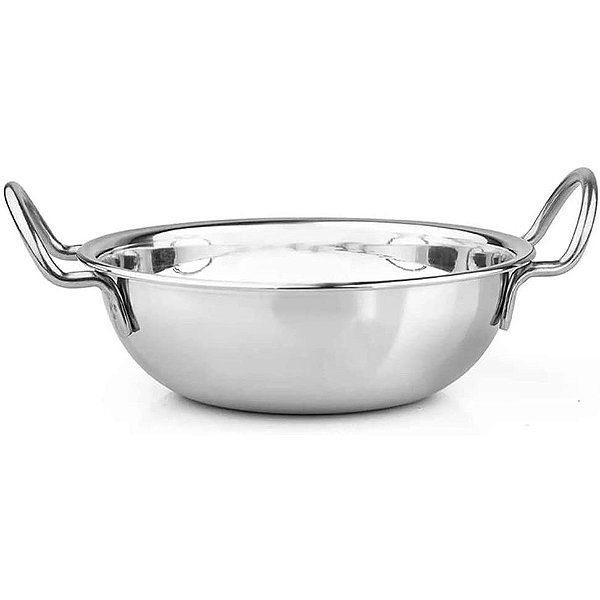 Saladeira Inox e Bacia com Alça 1,3L Plasvale