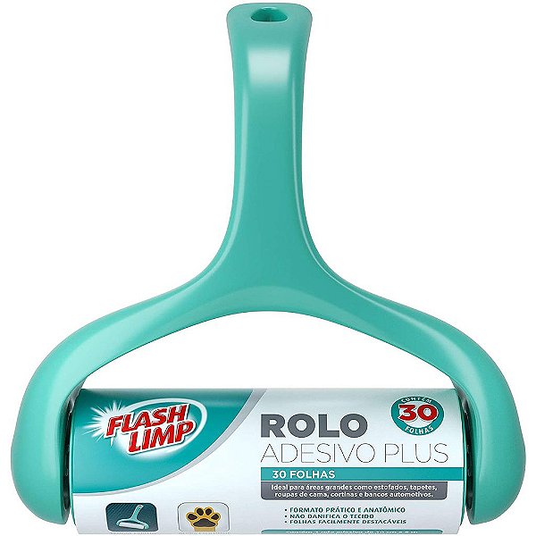 Rolo Adesivo para remover Pelos 30 folhas CST0061 FlashLimp