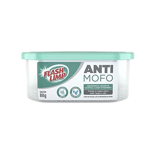 Anti Mofo Desumidificador Armários Guarda Roupa 80g Neutro