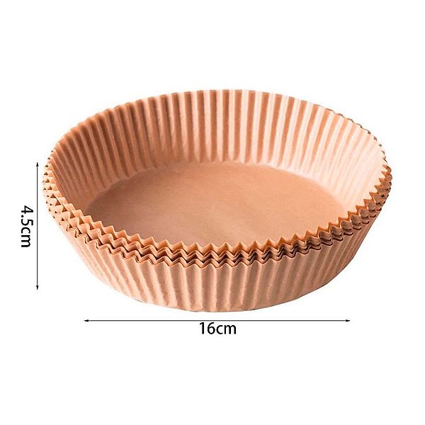 Forma Papel Descartável para Air Fryer 50 unid Clink