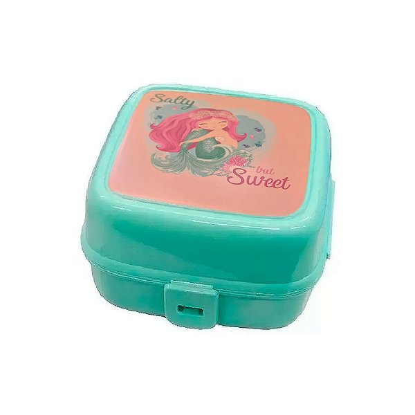 Marmita com 2 Compartimentos e Divisórias Verde Plasvale