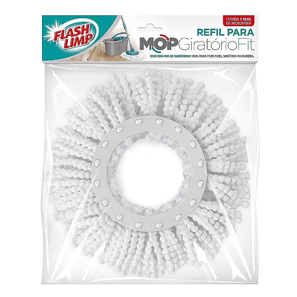 Refil para Mop Giratório Fit Flash Limp