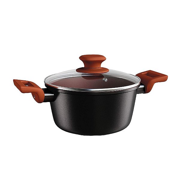 Caçarola 20 cm ColorStone Antiaderente Terracota Euro Home