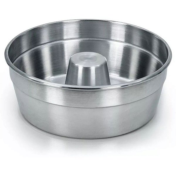 Forma Para Bolo Pudim Media 18 Cm 1 L Aluminio Continental