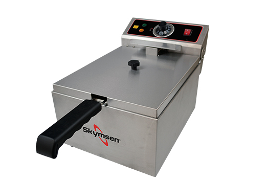 Fritadeira elétrica Skymsen 5 litros inox FE-10-N