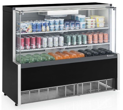 Vitrine Gelopar refrigerada ar forçado GPFA-140R PR