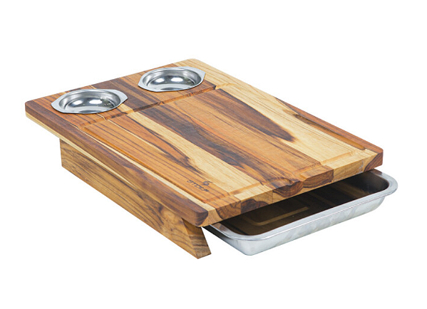 Tábua Stolf com bandeja e potes 44x30CM