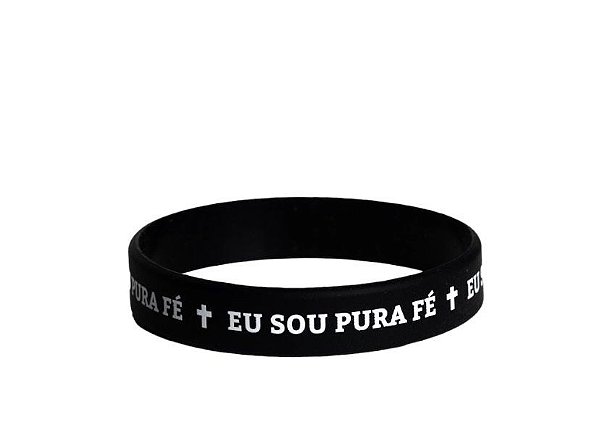 Pulseira de Silicone Pura Fé