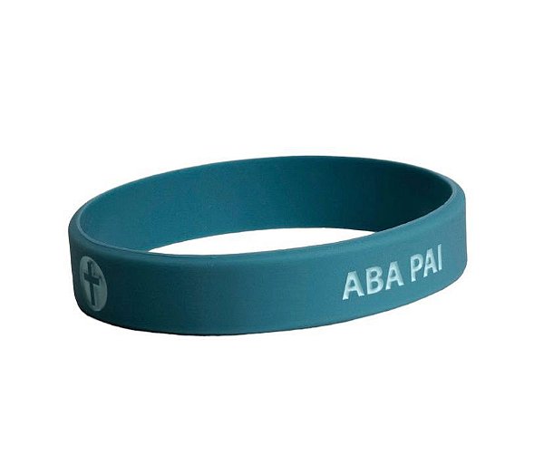 Pulseira de Silicone Aba Pai