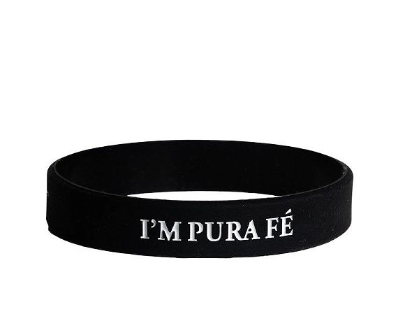 Pulseira de Silicone I'm Pura Fé