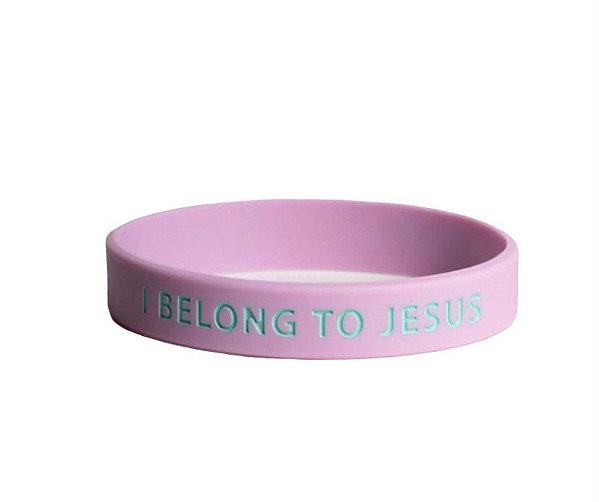 Pulseira de Silicone I Belong to Jesus