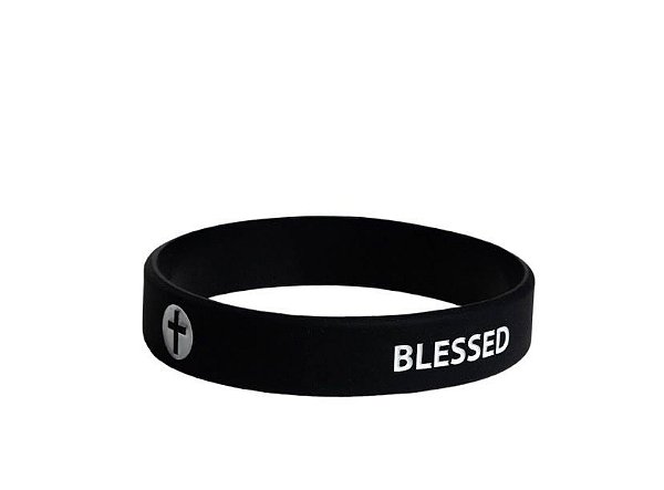 Pulseira de Silicone Blessed