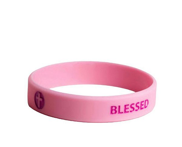 Pulseira de Silicone Blessed