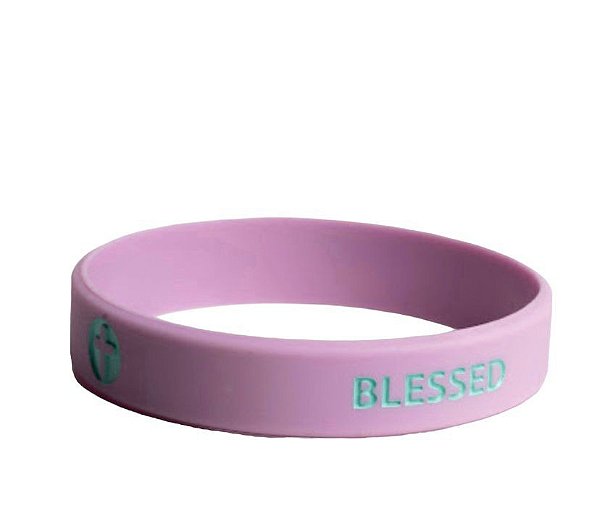 Pulseira de Silicone Blessed