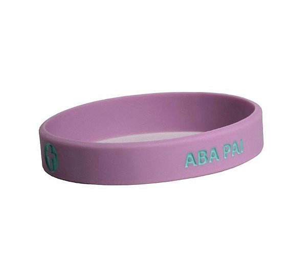Pulseira de Silicone Aba Pai