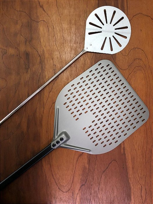 Kit pá perfurada + pá de fornear