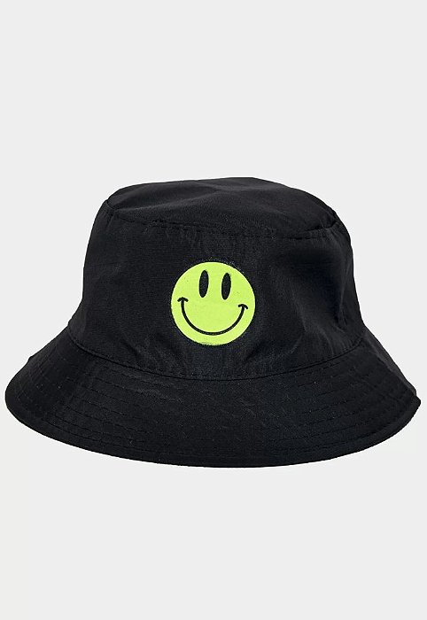 Chapéu com estampa "Smile"