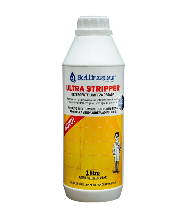 Ultra Stripper Detergente para Limpeza Pesada - 1 Litro - Bellinzoni
