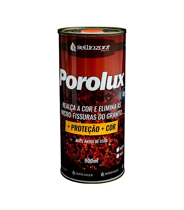 Porolux Reavivante de Cor Preto para Granito - 900 ml - Bellinzoni