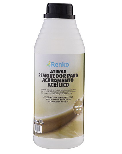 Removedor para Ceras e Resinas Acrílicas Atiwax Renko - 1 Litro