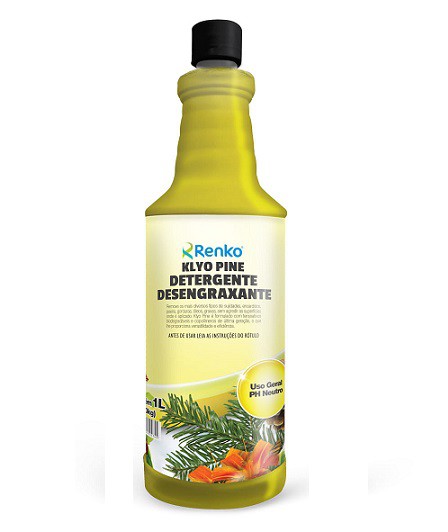 Detergente Desengraxante Gel Klyo Pine - 1 Litro - Renko