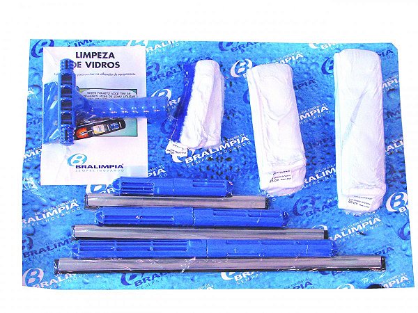 Kit Combinado Limpeza de Vidros - Bralimpia