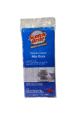 Fibra de Limpeza Azul Não Risca (Pacote com 2 unidades) - 3M