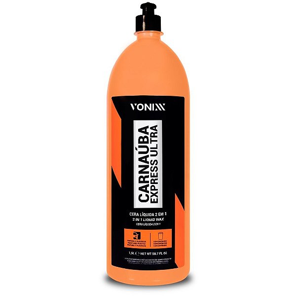 Carnaúba Express Ultra Pintura e Plásticos - 1,5 Litros - Vonixx
