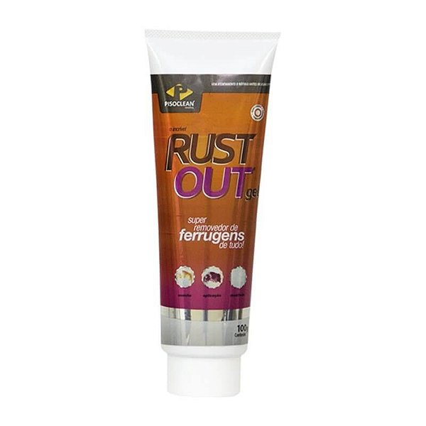 Pek Rustout Gel Removedor de ferrugem - 100 g - Pisoclean