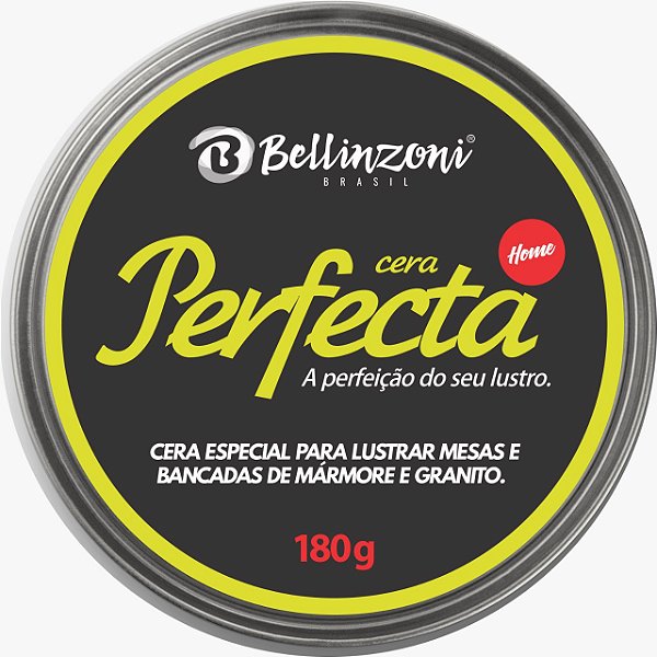 Cera Perfecta Home Bancadas de Mármore e Granito Preta - 180g - Bellinzoni
