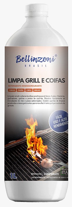 Limpa Grill e Coifas - 1 Litro - Bellinzoni