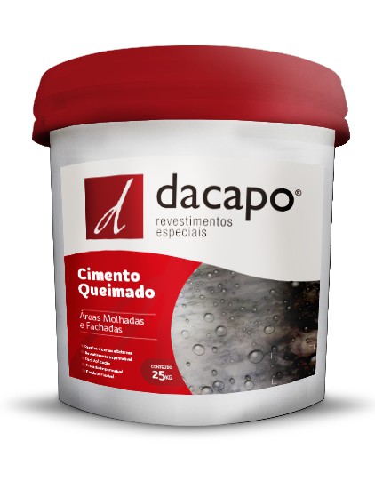 Cimento Queimado Áreas Molhadas - Dacapo