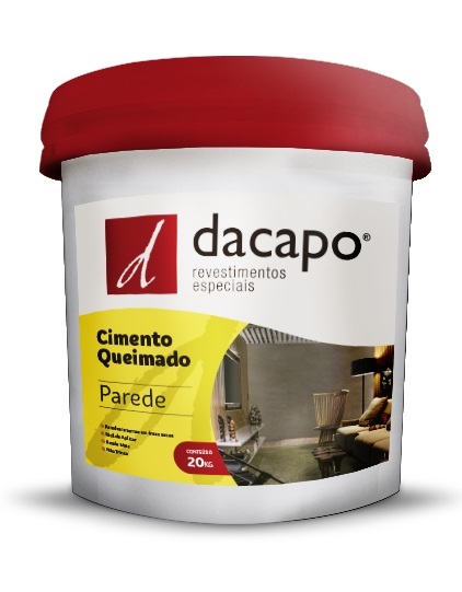 Cimento Queimado Parede - Dacapo