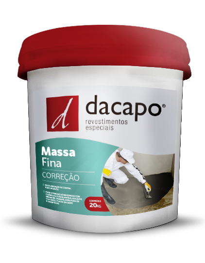 Massa Fina de Correção - Dacapo