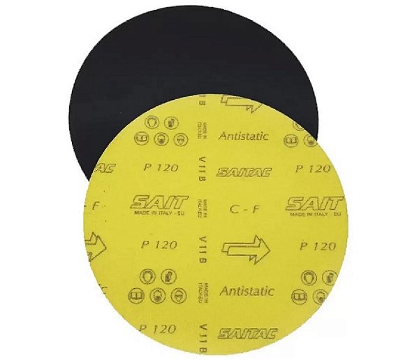 Lixa de Velcro para Polimento 7'' - Sait