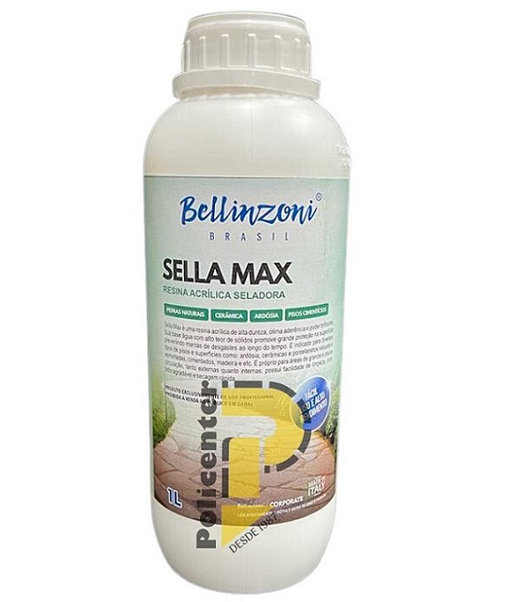 Sella Max Resina Acrílica Seladora - 1 Litro - Bellinzoni
