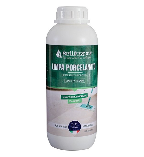 Limpa Porcelanato Limpeza Pesada - 1 Litro - Bellinzoni