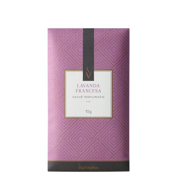 Sachê Perfumado Lavanda Francesa - 10g - Via Aroma