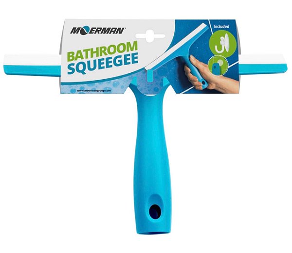 Rodo Bathroom Squeegee 25 cm para Banheiro com Ventosa – Moerman (Azul)