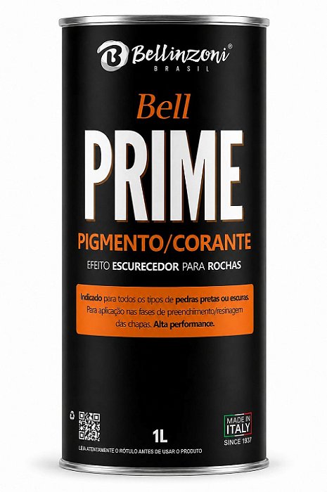 Bell Prime – Pigmento/Corante Preto com Efeito Escurecedor Rochas Escuras 1L Bellinzoni