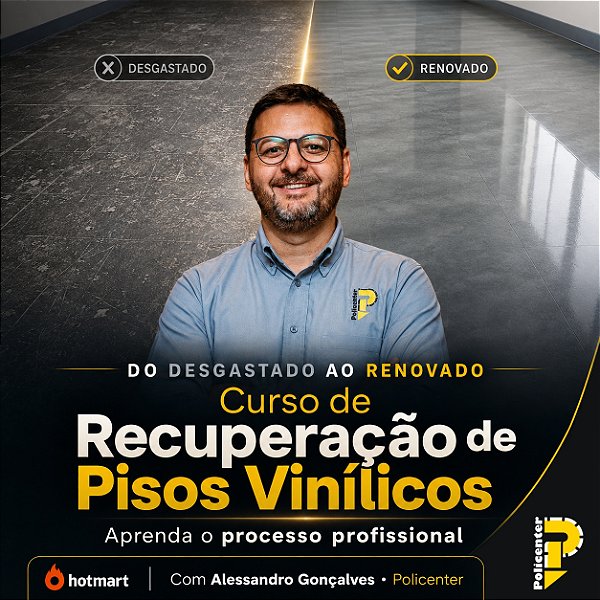 Curso Recuperação Técnica e Conservação de Pisos Vinílicos