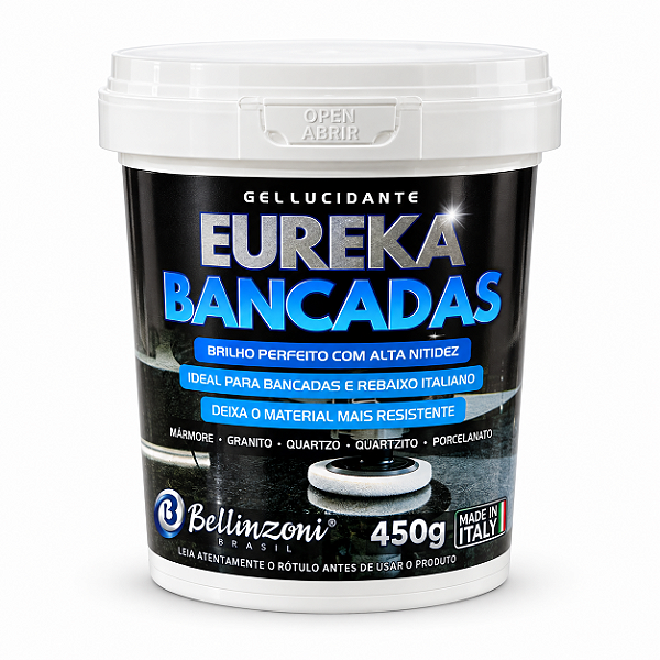 Bellinzoni Eureka Bancadas – Gel Lucidante 450g