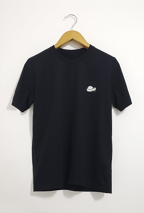 Camiseta Algodão Orgânico Preta Eva