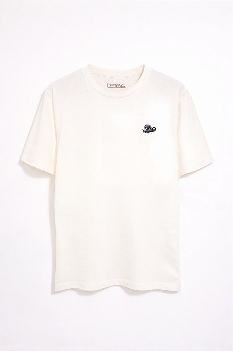 Camiseta Algodão Orgânico Off-White Eva - Devag