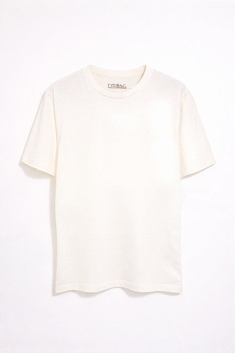 Camiseta de Algodão Orgânico Off-White - Devag