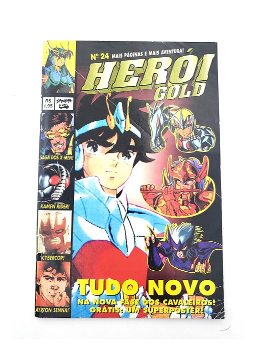 Revista Heroi Gold N°24 Cavaleiros do Zodíaco