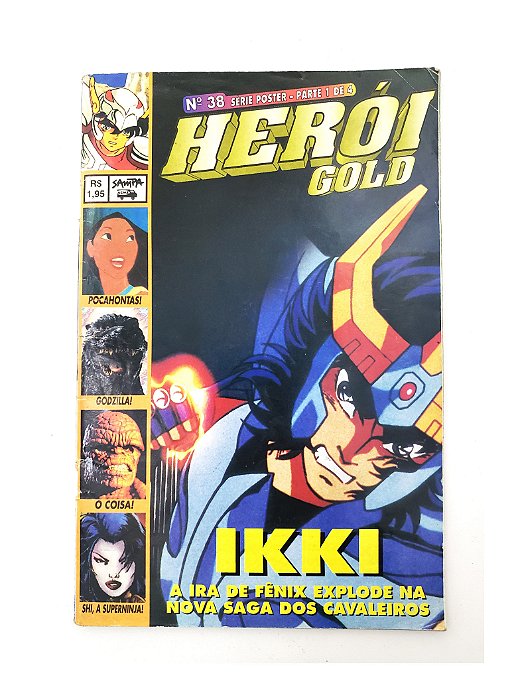Revista Heroi Gold N°38 Cavaleiros do Zodíaco Ikki