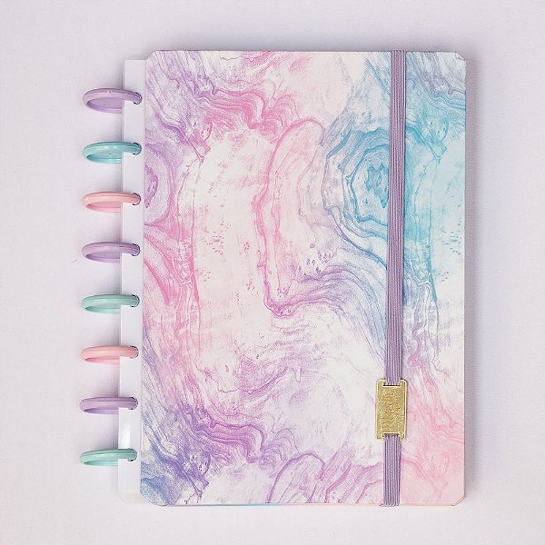 Caderno de discos-Marmorato-c/6 divisórias